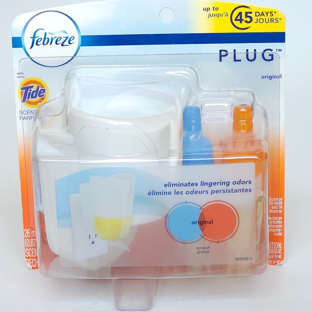 FEBREZE Plug Original with TIDE Scent BNIP Lasts for up to 45 Days